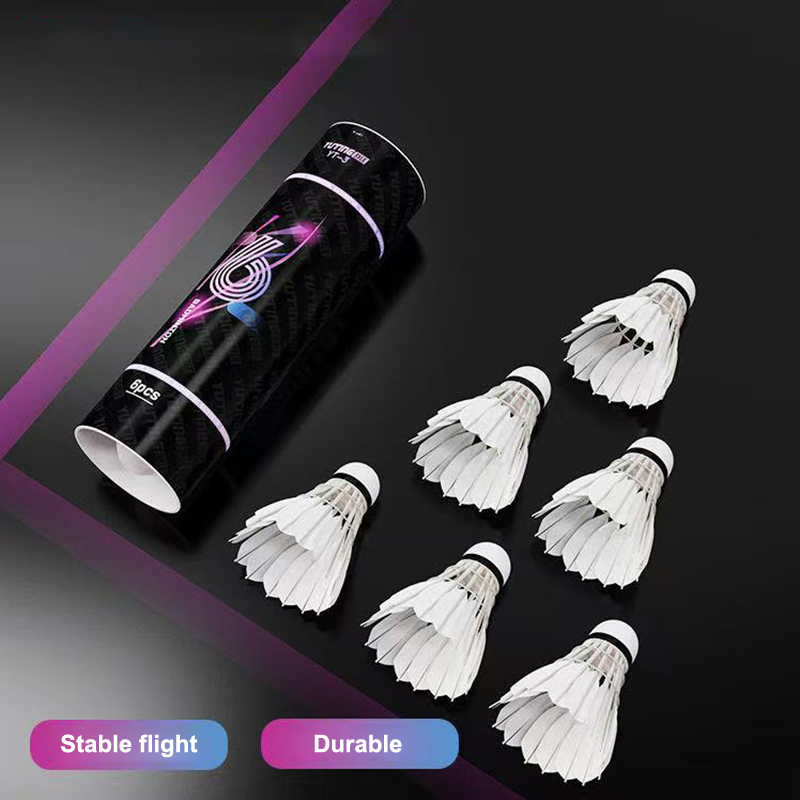 3/6Pcs White Goose Feather Bad - Badminton World 评论和价格
