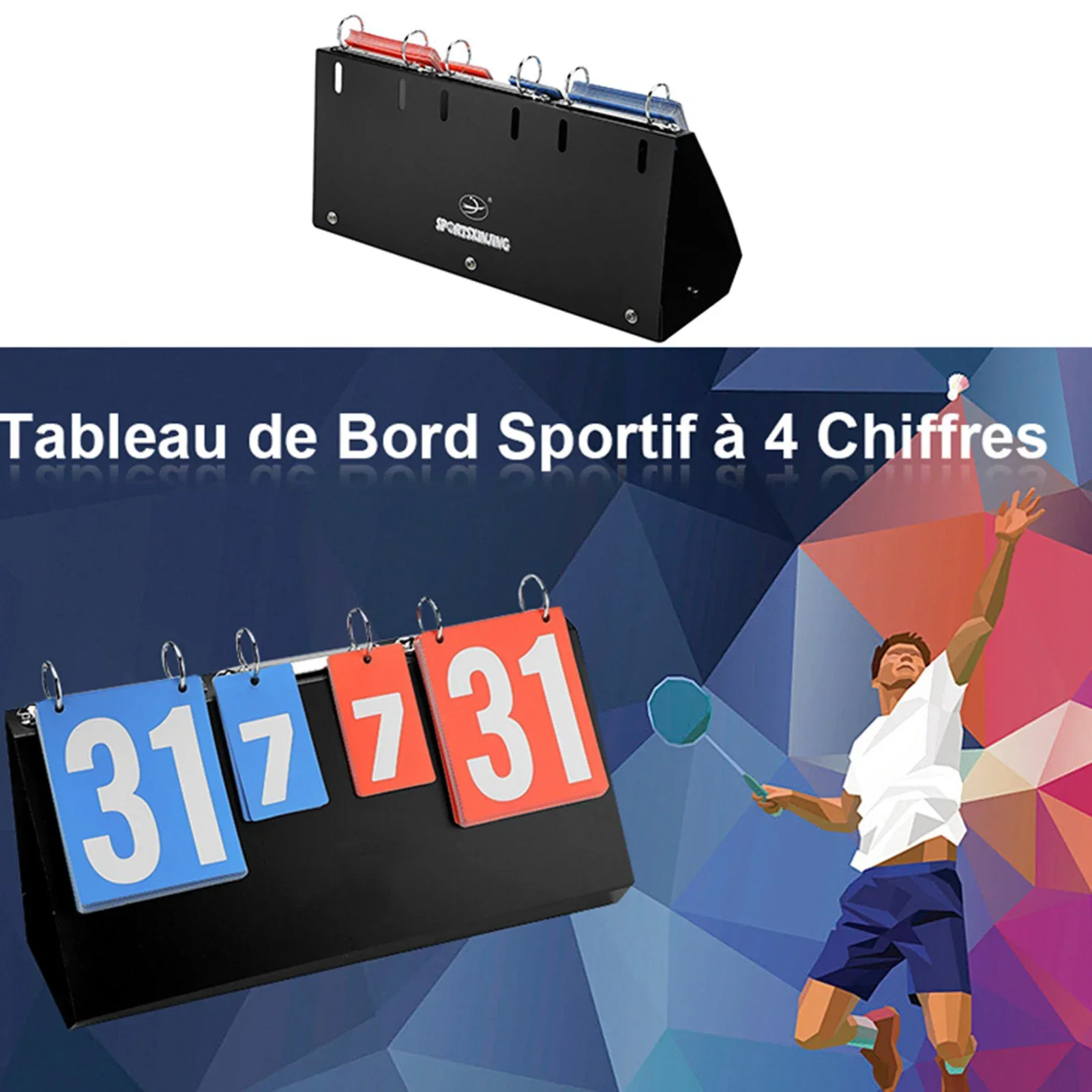 4 Digit Sports Competition Sco - Badminton Scoreboard 评论和价格