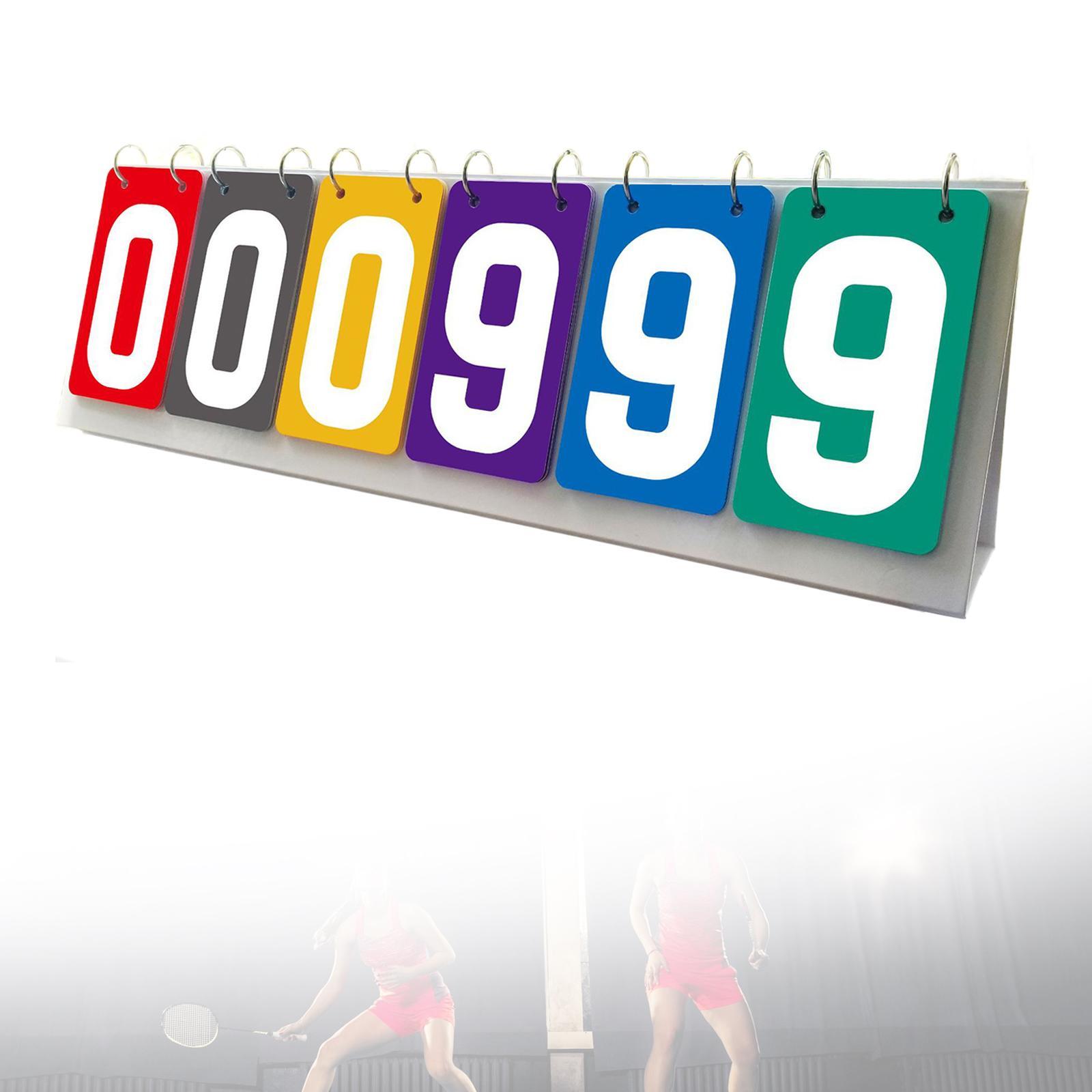 Scoreboard Score Flip Cards Sc - Badminton Scoreboard 评论和价格