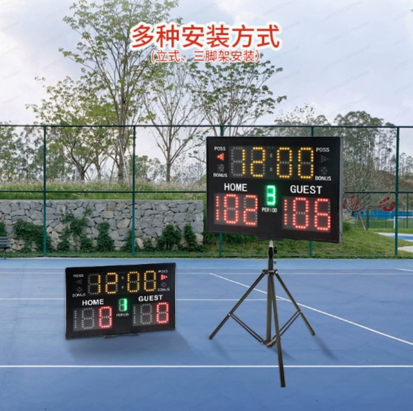 New Multi-Function LED Indoor  - Badminton Scoreboard 评论和价格